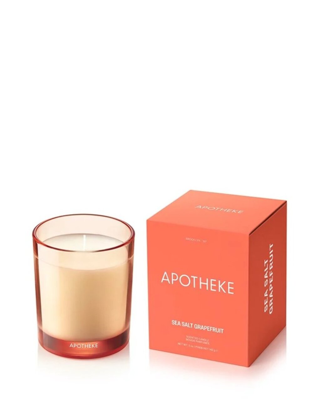 NWT APOTHEKE Sea Salt + Grapefruit Candle 5oz